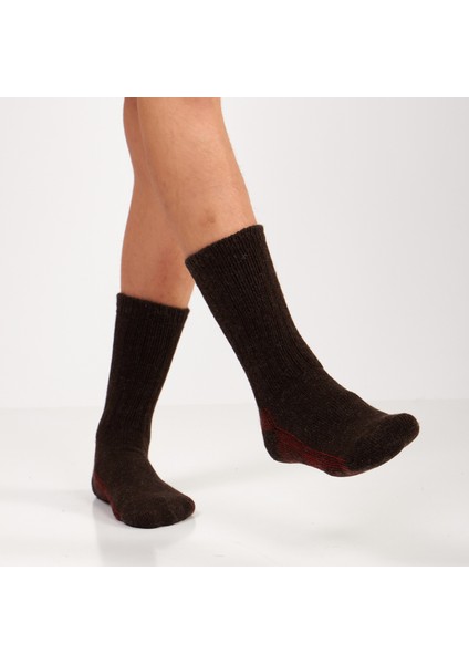 Alpaka Yünlü Tam Havlulu Kalın Termal Çorap 6005-6006 indirimleri