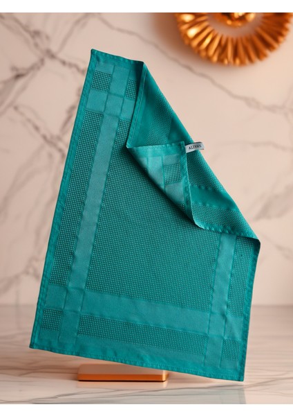 Premium Mikrofiber Sihirli Temizlik Bezi- Cam ve Kurulama Bezi 40X60 cm Yeşil Renk