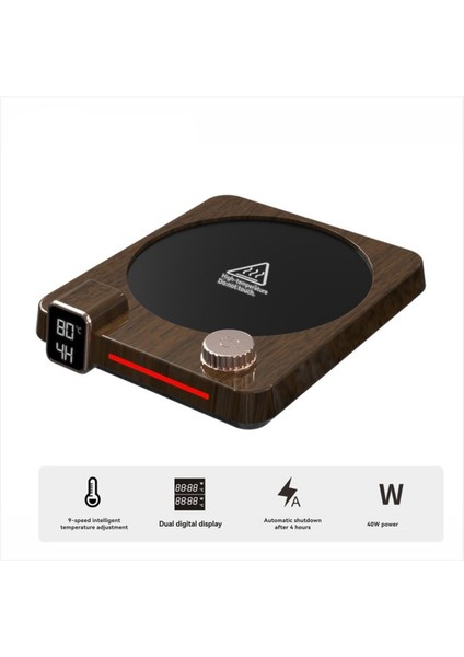 220V Kahve Fincanı Isıtıcısı Elektrikli Kupa Isıtıcısı Sabit Sıcaklık 9 Vites Ayarı Süt Çayını Sıcak Tutan Isıtma Pedi Ab Fişi C (Yurt Dışından) fırsatları