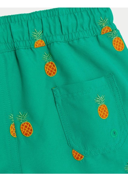 Desenli Deniz Şortu (2-8 Yaş)