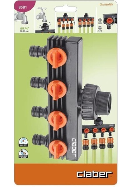Dörtlü Musluk Adaptörü modelleri