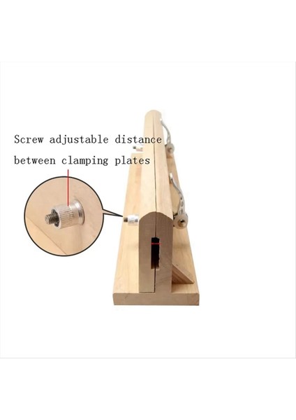 Deri Sabitleme Klipli El Yapımı Deri Eşyalar Deri El Dikiş Ahşap Klipsli Dikiş Sabitleme Rafı Diy Sabitleme Braket (Yurt Dışından) fırsatları