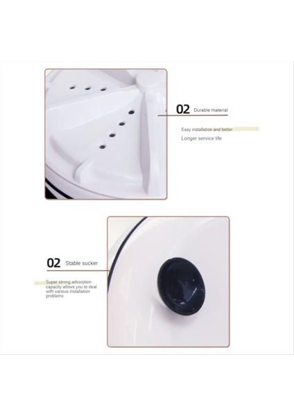 Taşınabilir Çamaşır Makinesi Ultrasonik Türbin Mini Çamaşır Makinesi Ev Seyahat Rv Daire Için Vantuzlu (Yurt Dışından) fırsatları