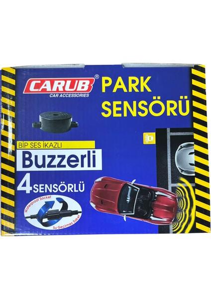 Park Sensörü Ses Ikazlı Buzer'li 18.5mm Siyah Br 001 59 18 fırsatları