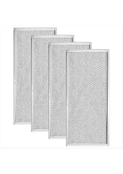4 Adet W10208631A Mikrodalga Yağ Filtresi Alüminyum Örgü Filtre Mikrodalgalar Için Filtrenin Yerini Alır (Yurt Dışından)