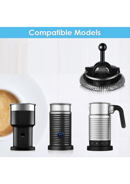 Nespresso Aeroccino 4 Için Süt Köpürtücü Çırpıcıları ve Kapak Örtüsü, Nespresso Köpürtücü Makinesi Için Süt Köpürtücü Yedek Parçaları (Yurt Dışından) modelleri