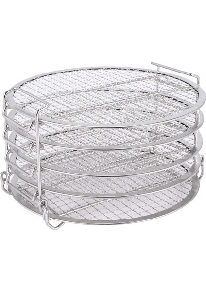 Kurutucu Rafı, Yiyecek Aksesuarları Rafı, Düdüklü Tencere ve Hava Fritözü - Paslanmaz Çelik (Yurt Dışından)