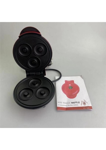 Elektrikli Donut Makinesi Yapışmaz Kaplamalı Mutfak Donut Yapma Makinesi Çocuklar Için Aperatifler Tatlılar Kahvaltı Mini 3 Donut Yapma Makinesi Ab Tak (Yurt Dışından) fırsatları