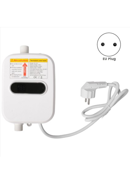 Anında Su Isıtıcı Duş 220 V Banyo Musluk Sıcak Su Isıtıcı 3500 W Dijital Ekran Ab Tak (Yurt Dışından) fırsatları