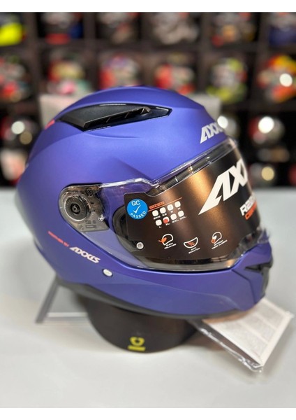 Panther Sv Solıd A7 Matt Blue Tam Kapalı Kask