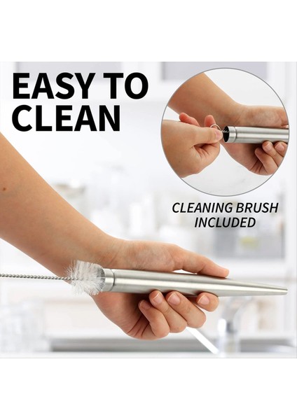 Hindi Baster Pişirme Için Gıda Sınıfı Metal Hindi Baster Şırıngası Et Barbekü Sos Tüpü Çıkarılabilir Iğneler ile (Yurt Dışından) modelleri