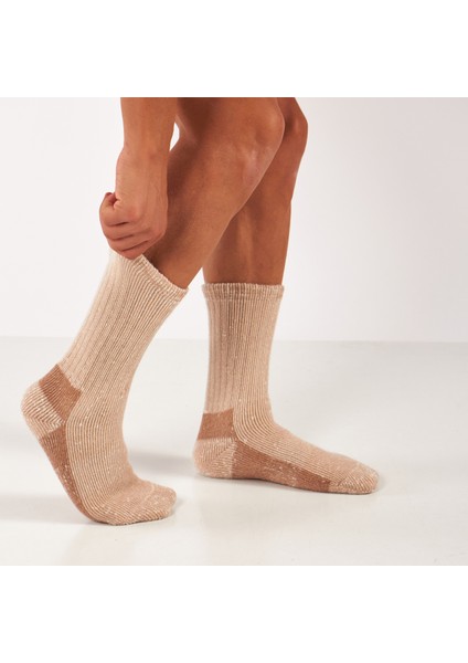 Alpaka Yünlü Tam Havlulu Kalın Termal Çorap 6005-6006 fırsatları