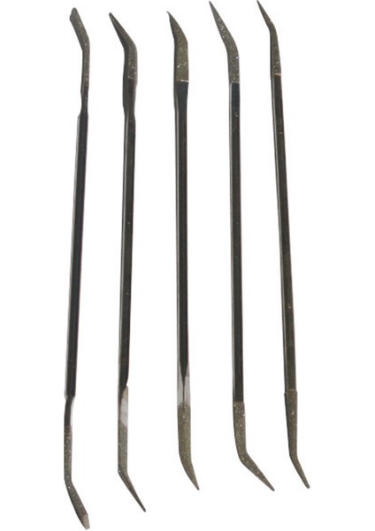 Çift Taraflı Eğik Elmas Eğe Set/5 Adet