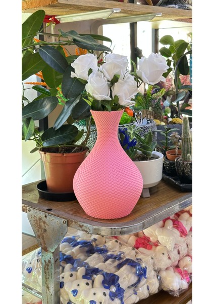 Pembe Dekoratif Vazo – Pla 3D Üretim