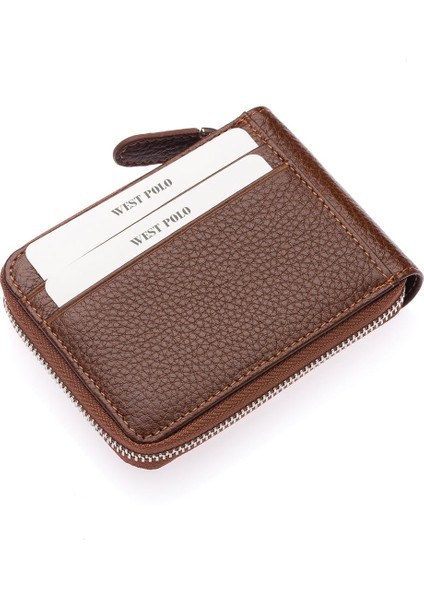 Mira Hakiki Deri Unisex Cüzdan, Kartlık - Fındık fırsatları