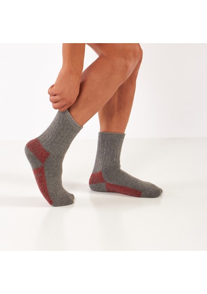Alpaka Yünlü Tam Havlulu Kalın Termal Çorap 6005-6006 fırsatları