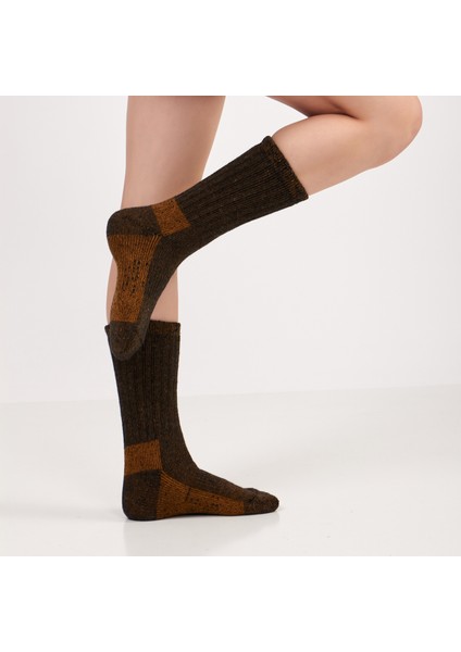 Alpaka Yünlü Tam Havlulu Kalın Termal Çorap 6005-6006 fırsatları