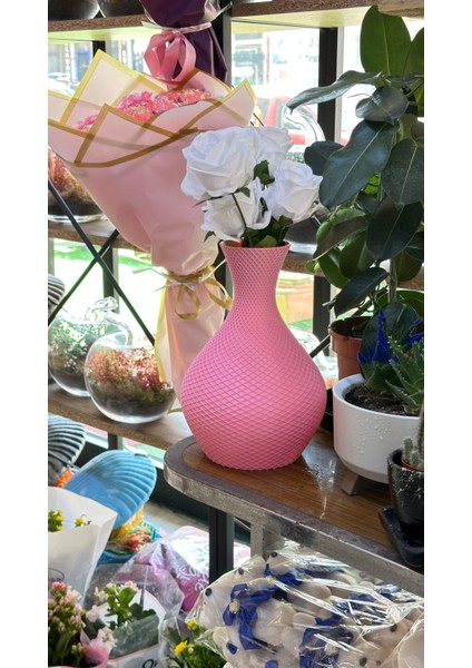 Pembe Dekoratif Vazo – Pla 3D Üretim modelleri