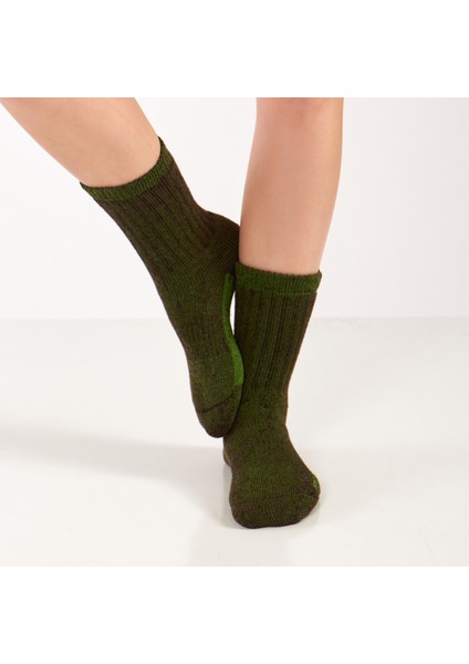Alpaka Yünlü Tam Havlulu Kalın Termal Çorap 6005-6006 fırsatları