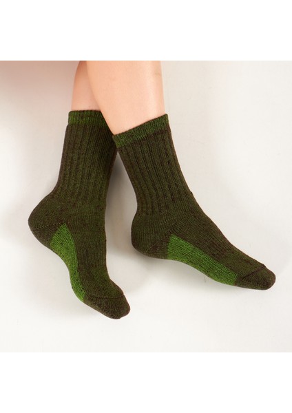 Alpaka Yünlü Tam Havlulu Kalın Termal Çorap 6005-6006 indirimleri