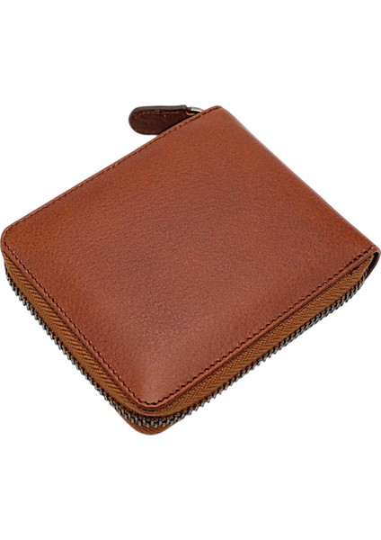 Unisex Kağıt Para ve Bol Kart Bölmeli Hakiki Deri Cüzdan Kartlık - Taba indirimleri