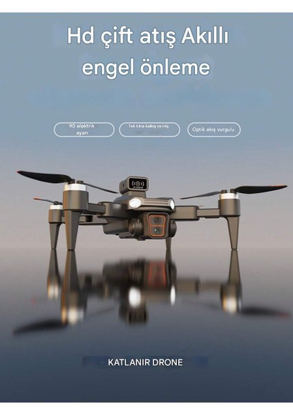 Fırçasız Hava Fotoğrafçılığı Quadcopter Optik Akış Engel Kaçınma Uzaktan Kumandalı JS26H Drone indirimleri