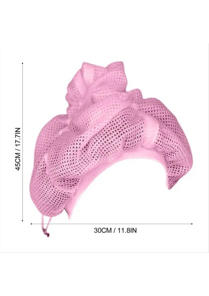 Kurutma Için Kapaklar Kıvırcık Saç Duş Kapağı Ayarlanabilir Net Plopping Bonnet Hızlı Kurutma Saç Havlu Şapkaları Banyo Aksesuarları, B (Yurt Dışından)