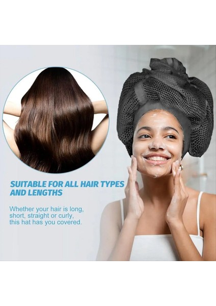 Kurutma Için Kapaklar Kıvırcık Saç Duş Kapağı Ayarlanabilir Net Plopping Bonnet Hızlı Kurutma Saç Havlu Şapkaları Banyo Aksesuarları, B (Yurt Dışından) modelleri
