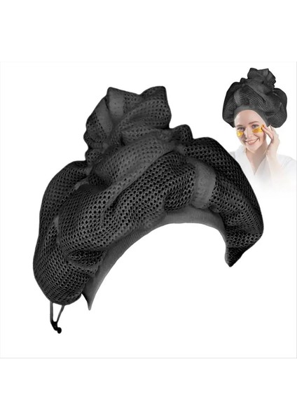 Kurutma Için Kapaklar Kıvırcık Saç Duş Kapağı Ayarlanabilir Net Plopping Bonnet Hızlı Kurutma Saç Havlu Şapkaları Banyo Aksesuarları, B (Yurt Dışından) indirimleri