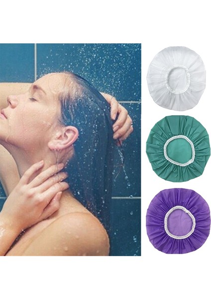 1pcs Hanehalkı Su Geçirmez Duş Kapağı, Yüzme Kapağı, Otel Elastik Duş Kapağı Saç Seti (Sky Mavisi) (Yurt Dışından) fiyatları