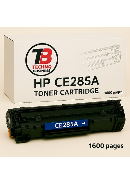 Hp CE285A / 85A Muadil Toner – P1102 / M1132 / M1212NF Uyumlu – 1600 Sayfa – Siyah