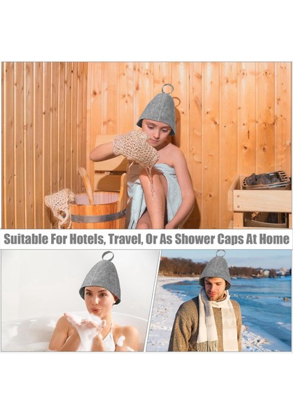 Anti Isı Sauna Şapkası Kalınlaştırıcı Yün Duş Kapağı Saç Türbanı Hızlı Bir Şekilde Havlu Kurutma Havlu Şapkaları Sauna Banyo Aksesuarları (Yurt Dışından) modelleri