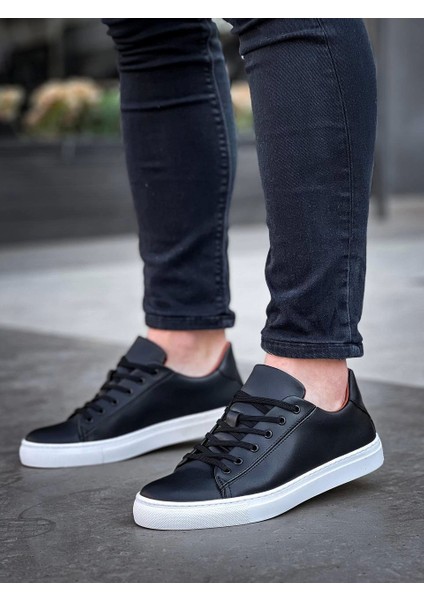 KB-122 Kuback Siyah Cilt Yüksek Taban Bağcıklı Günlük Erkek Ayakkabı fiyatları