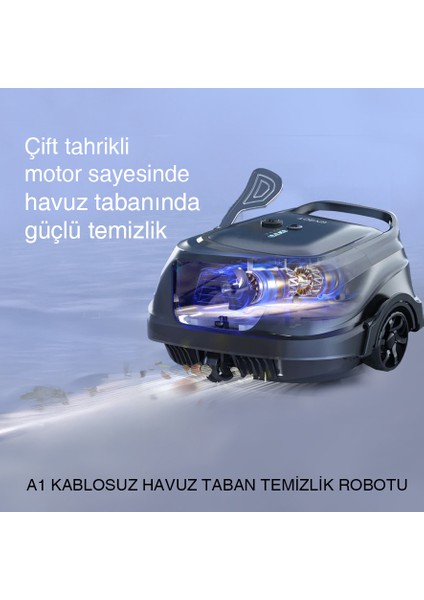 Wybot A1 Kablosuz Havuz Taban Temizlik Robotu