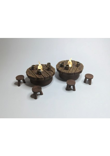 Mini Tavern Köşesi Işıklı Dekoratif Tealight