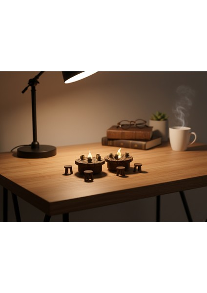 Mini Tavern Köşesi Işıklı Dekoratif Tealight fiyatları