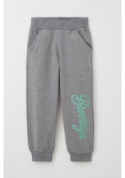 Erkek Çocuk Eşofman Takım Kolej Şampiyonu Sevimli Ayıcık Baskılı 2-6 Yaş, Mint Yeşili