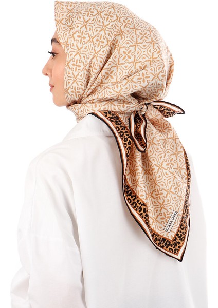 Karamel Rüya Desen Twill Ipek Eşarp fiyatları