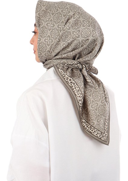 Koyu Taş Rüya Desen Twill Ipek Eşarp fiyatları