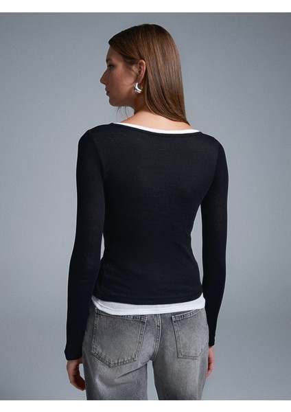 32053 Çift Katmanlı %100 Pamuk Top-Siyah fiyatları