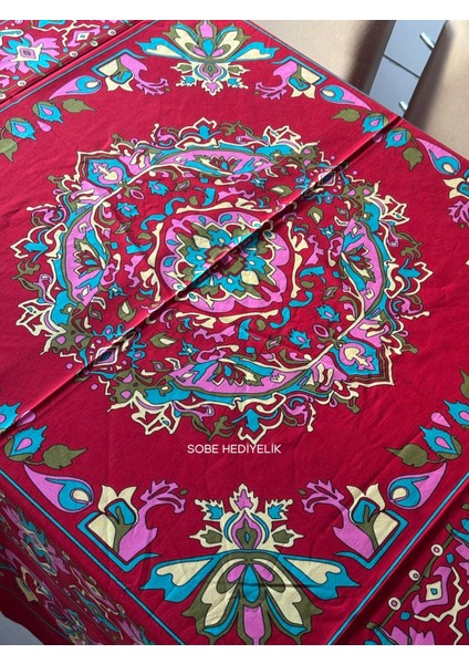 Kolay Temizlenebilir Çiçek Desenli Pamuklu Masa Örtüsü 170X170 cm – Çeyizlik, Sofra ve Dekoratif fiyatları