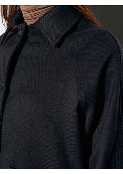 60773 Içi Polarlı Oversize Ceket-Antrasit fırsatları