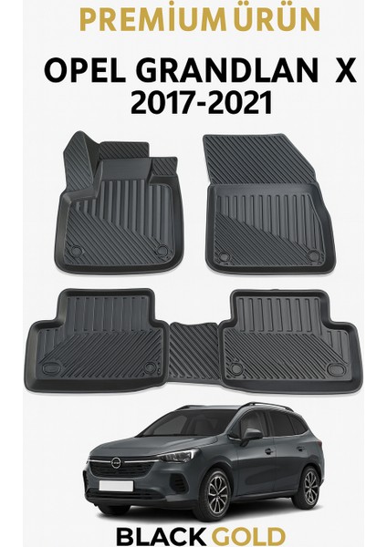 Opel Grandland x 2017-2021 Uyumlu 3D Oto Paspas Premium fırsatları