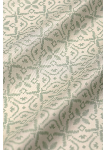 Su Yeşil Rüya Desen Twill Ipek Eşarp fırsatları