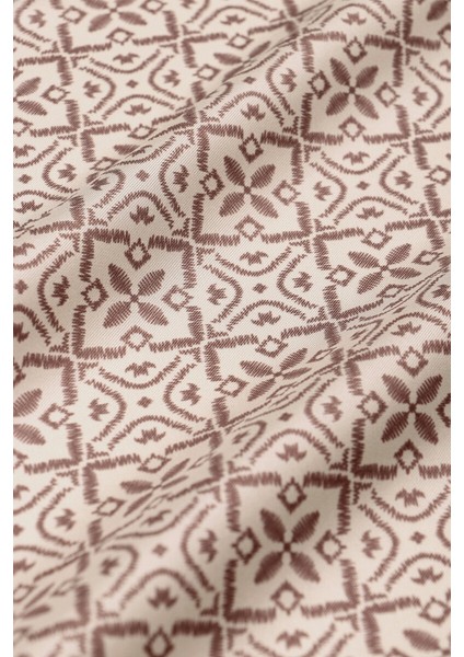 Açık Mürdüm Rüya Desen Twill Ipek Eşarp fırsatları