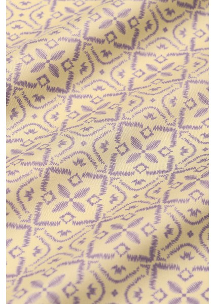 Sarı Rüya Desen Twill Ipek Eşarp fırsatları