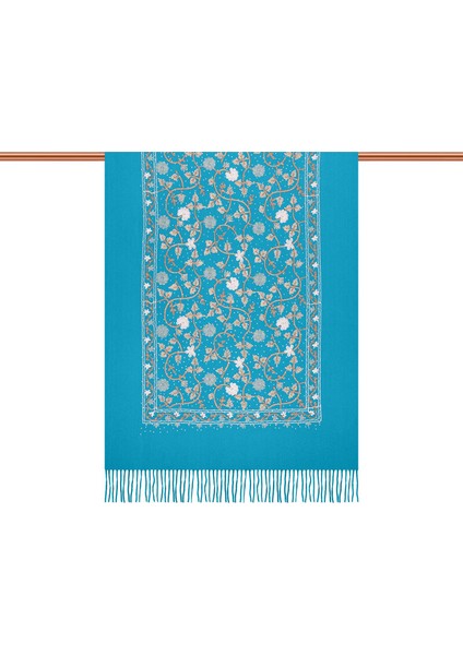 Camgöbeği Taşlı Nakışlı Kışlık Şal modelleri