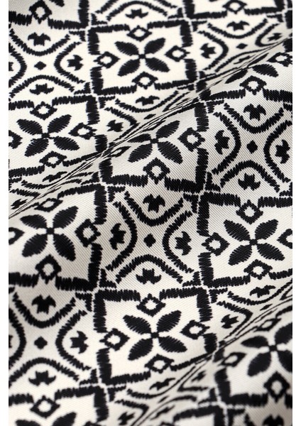 Krem Rüya Desen Twill Ipek Eşarp fırsatları