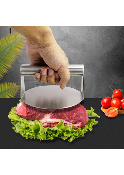 Burger Presi, Yuvarlak Smash Burger Presi, Izgara Aksesuarları Seti, Hamburger Köfte Makinesi ve Sıkma Yağı (Yurt Dışından) fiyatları