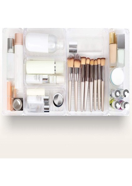 Santkuee Kozmetik Tuvalet Masası Yatak Odası Banyo Mutfak Ofis Için 12 Adet Çekmece Saklama Kutusu (Yurt Dışından) modelleri